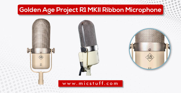 Retro ribbon microphone